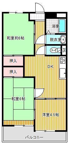 山形市南館のマンションの間取り