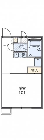 レオパレス万場山の間取り