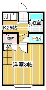 ホワイトキャッスル28番館の間取り