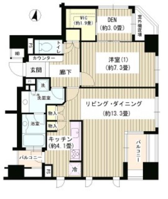パークホームズ文京白山の間取り