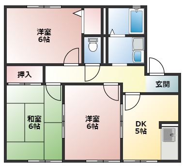 【グリーンコート Cの間取り】