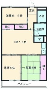 名古屋市港区宝神のマンションの間取り