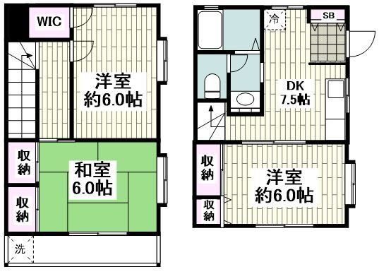 逗子市小坪のマンションの間取り