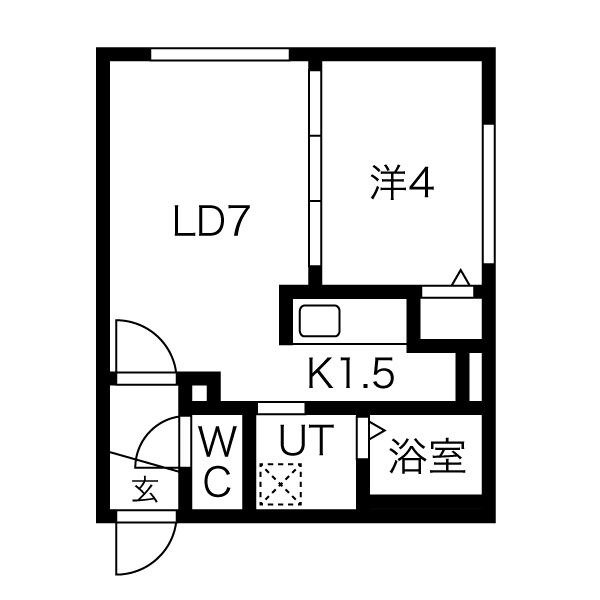 ラフィーネ栄町の間取り