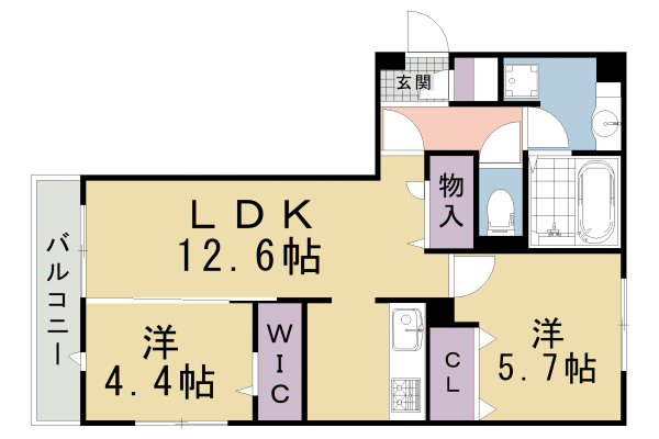 プルミエール上賀茂の間取り