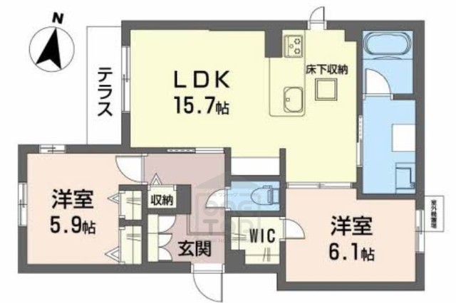 ラ　メゾン　デ　エスポワールの間取り