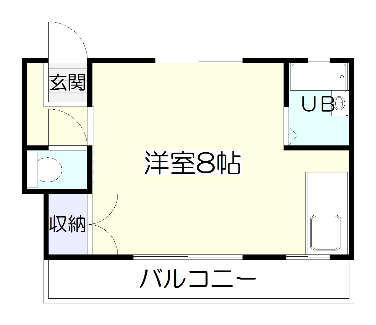 花堂ビルの間取り