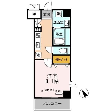 長岡市柳原町のマンションの間取り