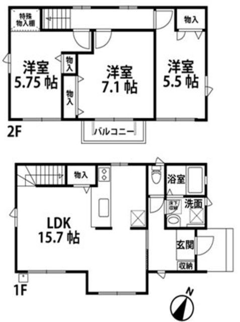 グランシエル東千葉の間取り