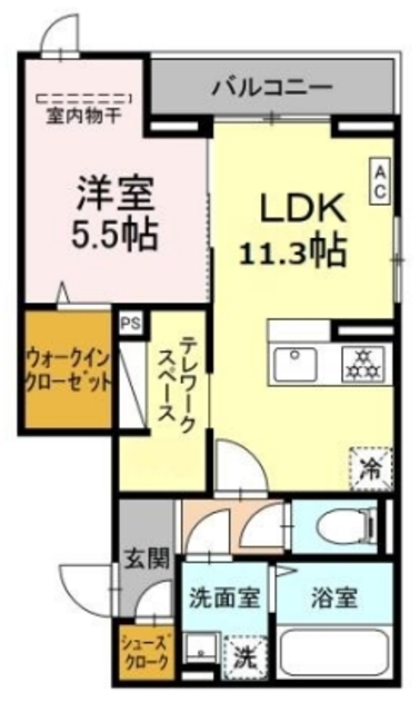 D-Paina東長沼の間取り