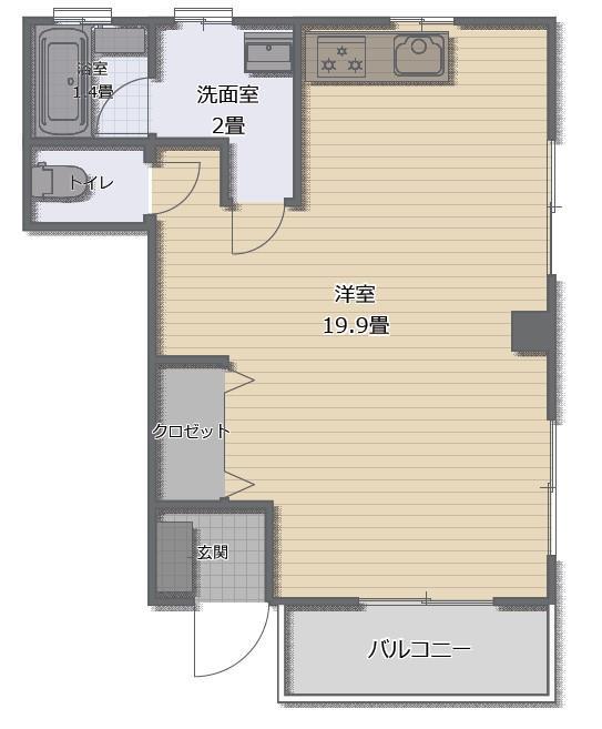 カーサナガシマの間取り