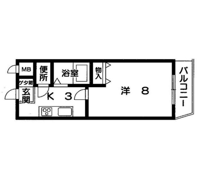 ジュネス鴨池Iの間取り