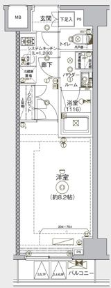 練馬区平和台のマンションの間取り