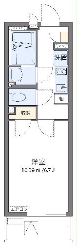 レオネクストＣＯＺＹの間取り