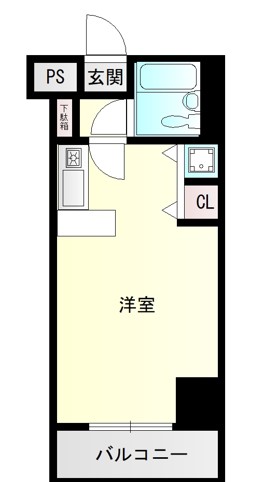 ライオンズマンション京都東堀川の間取り