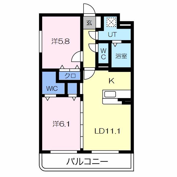 ユーミー桜の間取り