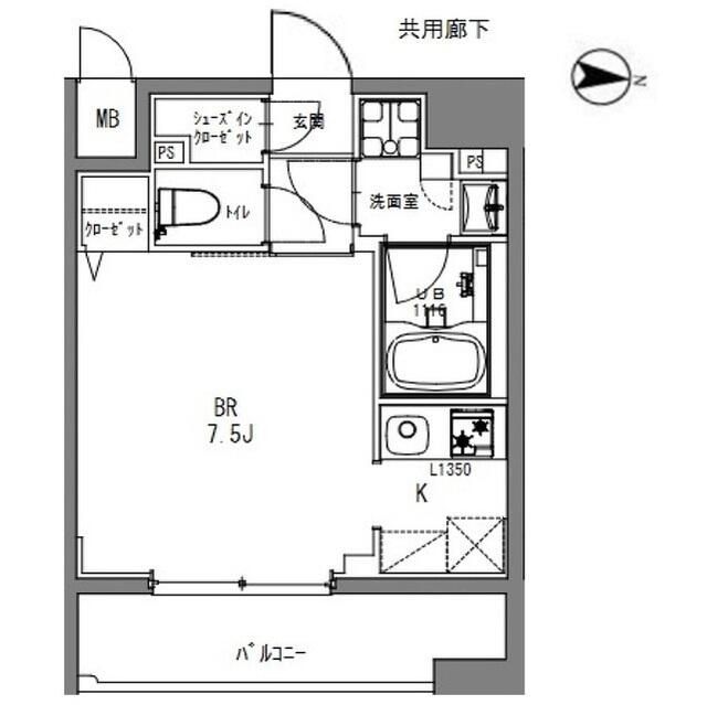 【La Douceur秋葉原の間取り】