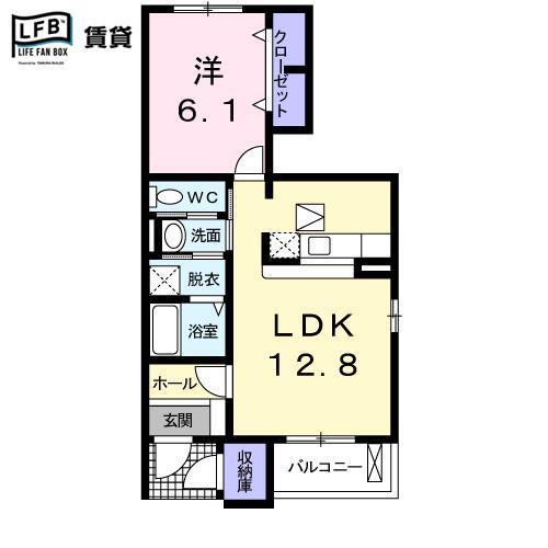 カピトーロ　ドゥーエの間取り