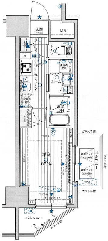 セルアージュ藤沢エクシールの間取り