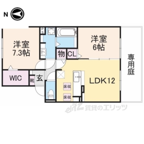 スクウェア街の間取り