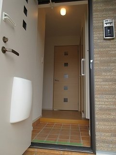 玄関　毎日通る玄関はこちらです