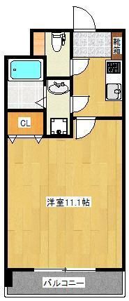 熊本市西区花園のマンションの間取り