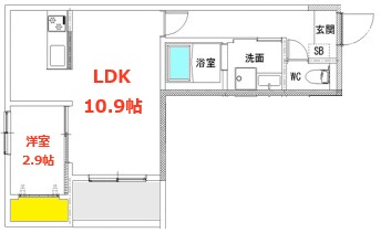 リタリッチ弐番館の間取り