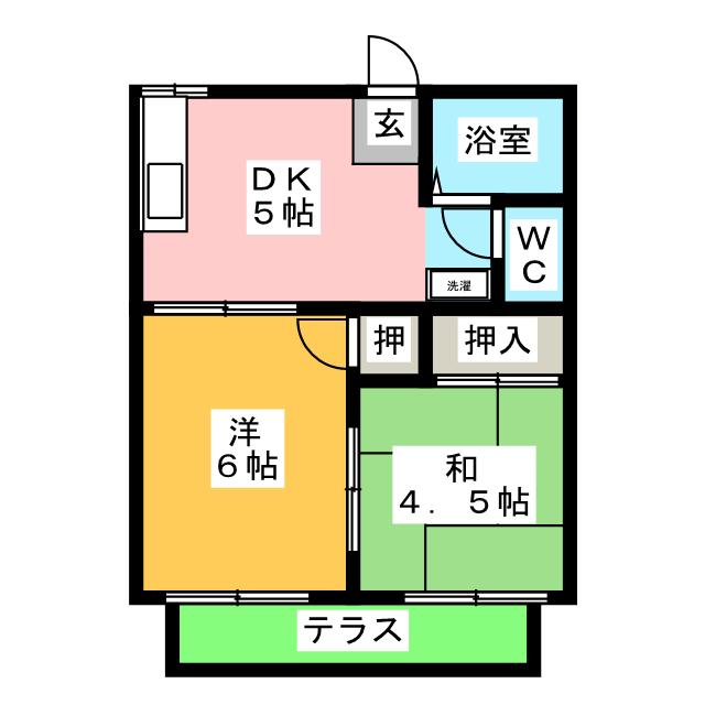 コーポハイムーンの間取り