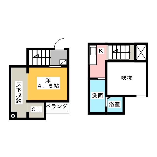 リデンテ辰巳の間取り