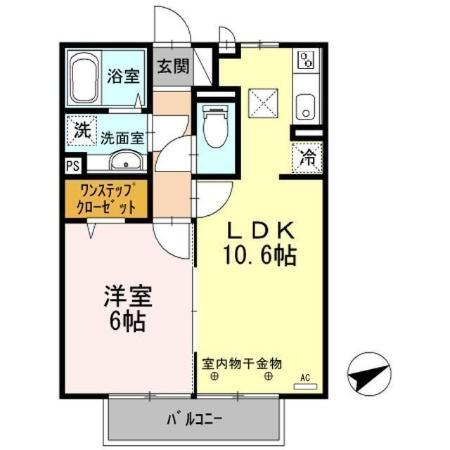 メゾンドコンフォートの間取り