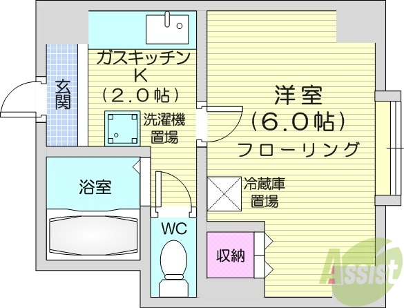 ペントハウス札幌の間取り