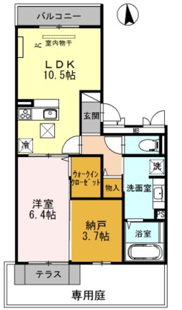 アゴーラ針中野の間取り