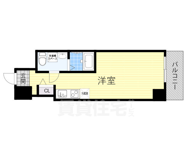 堺市堺区少林寺町西のマンションの間取り