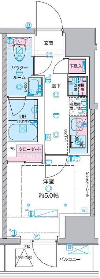 ジェノヴィア桜上水IIの間取り