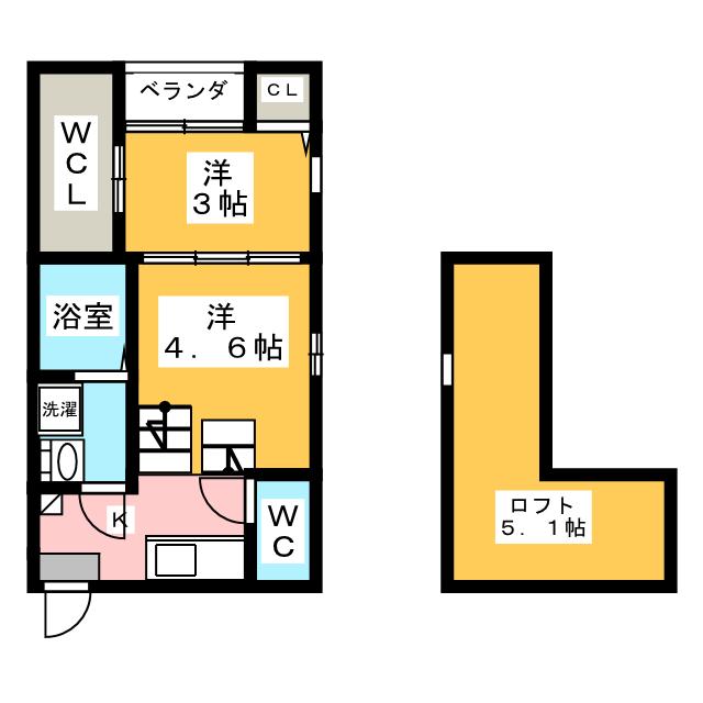 シャルマンメゾンの間取り