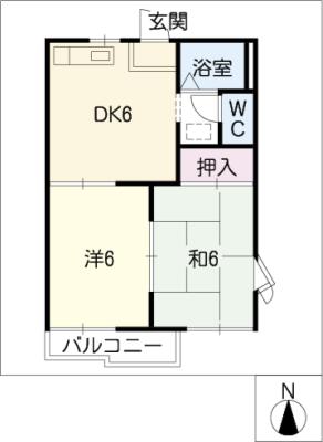 ドミール佐古木の間取り