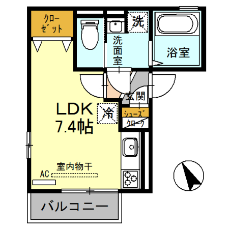 アルコウメキタ3の間取り