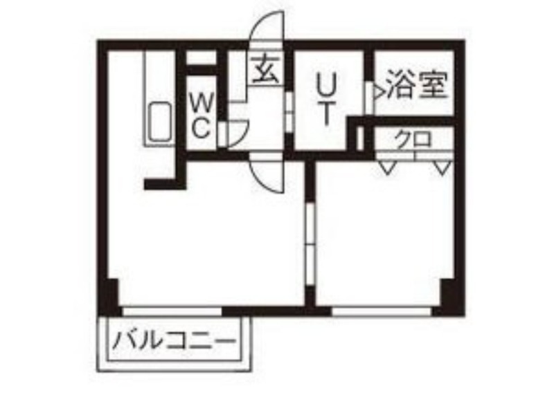 札幌市中央区南六条西のマンションの間取り