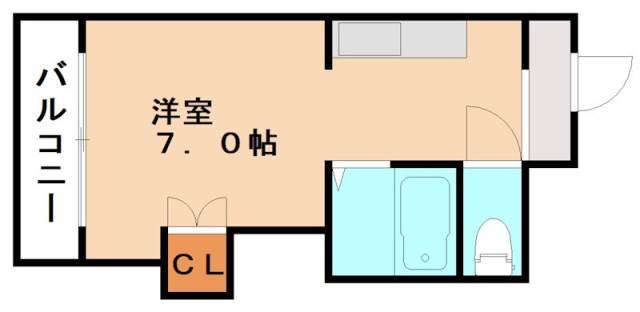 飯塚市横田のマンションの間取り