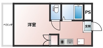 姫西ハイツの間取り
