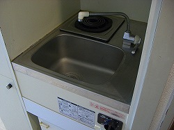 キッチン　IHなので火事の心配がありません。