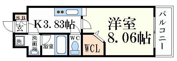 ラフィネの間取り
