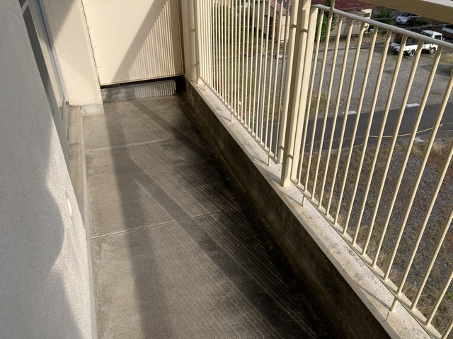 バルコニー　ベランダも広いです。