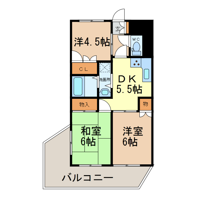 SSKグリーンパーク小山Iの間取り