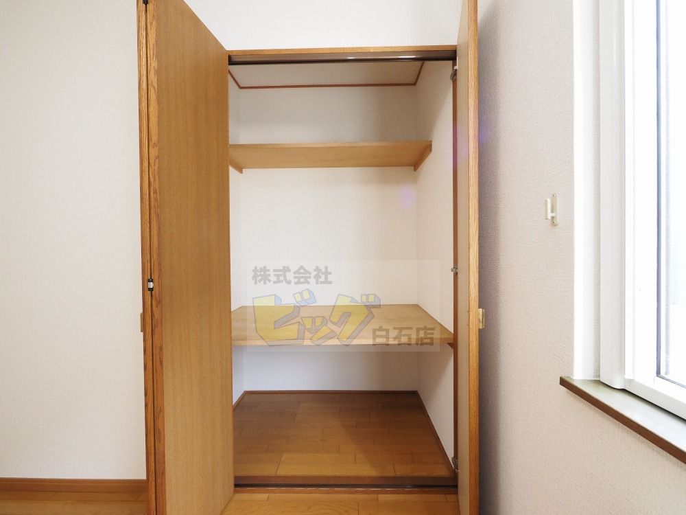 収納　各部屋にクローゼットを完備しています♪