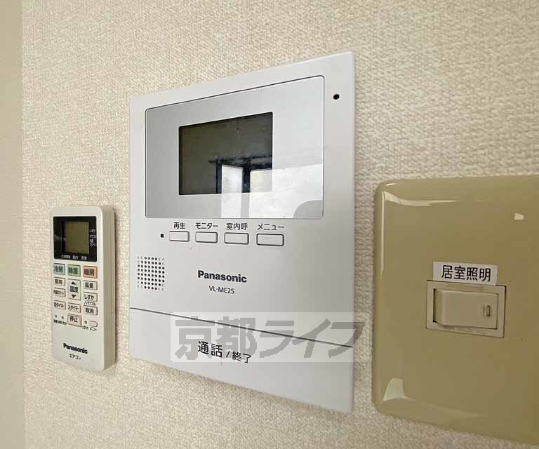 セキュリティ　モニターで来客確認できるので安心です。