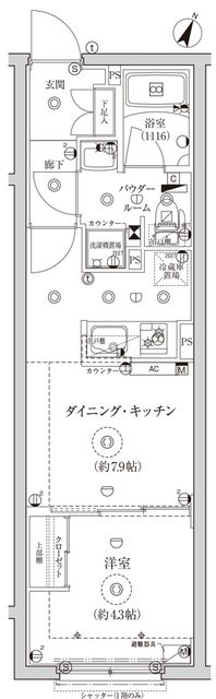 CREATIF池袋の間取り写真