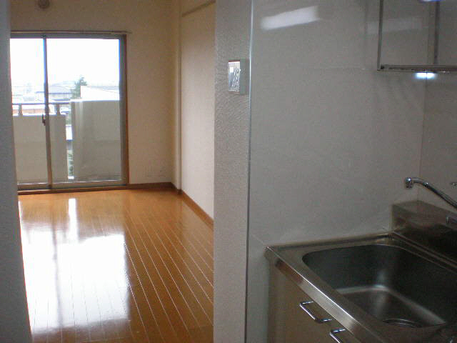 居室・リビング　キッチンからリビング