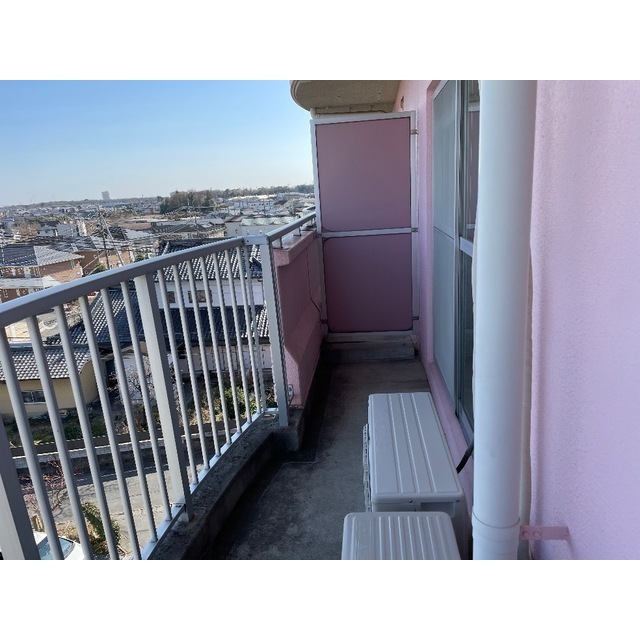 バルコニー　落ち着いた時間を過ごせるバルコニーです