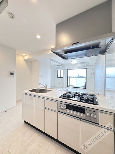 キッチン　一人でも二人でもゆったり使えるカウンターキッチン♪